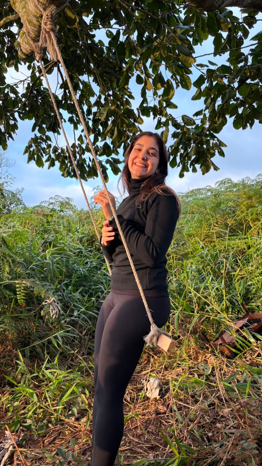 Momento de conexão com a natureza